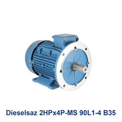 الکتروموتور سه فاز دیزل ساز Dieselsaz 2HPx4P-MS 90L1-4 B35