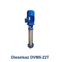 پمپ آب عمودی طبقاتی دیزل ساز مدل Dieselsaz DVM5-22T