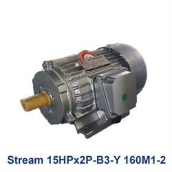 الکتروموتور استریم سه فاز Stream 15HPx2P-B3-Y 160M1-2