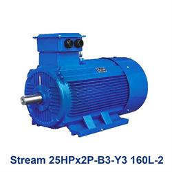 الکتروموتور استریم سه فاز Stream 25HPx2P-B3-Y3 160L-2