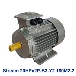 الکتروموتور استریم سه فاز Stream 20HPx2P-B3-Y2 160M2-2