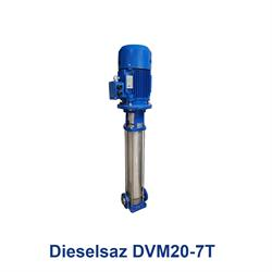 پمپ آب عمودی طبقاتی دیزل ساز مدل Dieselsaz DVM20-7T