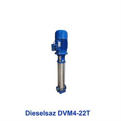 پمپ آب عمودی طبقاتی دیزل ساز مدل Dieselsaz DVM4-22T