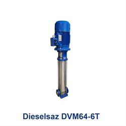 پمپ آب عمودی طبقاتی دیزل ساز مدل Dieselsaz DVM64-6T