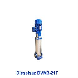 پمپ آب عمودی طبقاتی دیزل ساز مدل Dieselsaz DVM3-21T