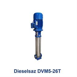 پمپ آب عمودی طبقاتی دیزل ساز مدل Dieselsaz DVM5-26T