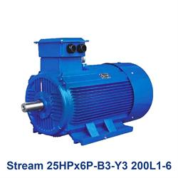 الکتروموتور استریم سه فاز Stream 25HPx6P-B3-Y3 200L1-6