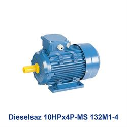 الکتروموتور سه فاز دیزل ساز Dieselsaz 10HPx4P-MS 132M1-4