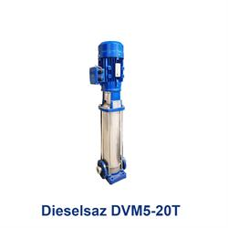 پمپ آب عمودی طبقاتی دیزل ساز مدل Dieselsaz DVM5-20T
