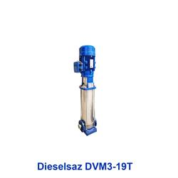 پمپ آب عمودی طبقاتی دیزل ساز مدل Dieselsaz DVM3-19T