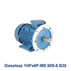 الکتروموتور سه فاز دیزل ساز Dieselsaz 1HPx6P-MS 90S-6 B35