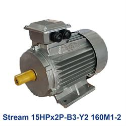 الکتروموتور استریم سه فاز Stream 15HPx2P-B3-Y2 160M1-2