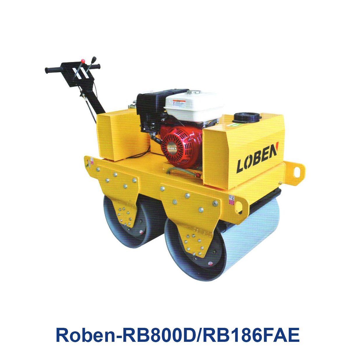 Gasoline two-roll roller-Roben-RB800D-RB186FAE