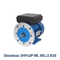 الکتروموتور تک فاز دیزل ساز Dieselsaz 3HPx2P-ML 90L-2 B35