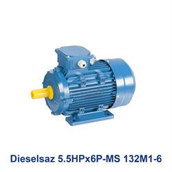 الکتروموتور سه فاز دیزل ساز Dieselsaz 5.5HPx6P-MS 132M1-6