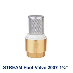 سوپاپ برنجی 1/4 1 اینچ استریم مدل ″1/4 STREAM Foot Valve 2007 1