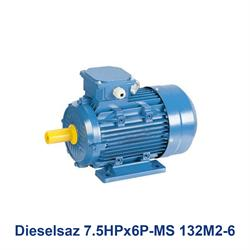 الکتروموتور سه فاز دیزل ساز Dieselsaz 7.5HPx6P-MS 132M2-6