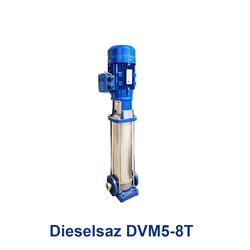 پمپ آب عمودی طبقاتی دیزل ساز مدل Dieselsaz DVM5-8T