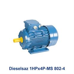 الکتروموتور سه فاز دیزل ساز Dieselsaz 1HPx4P-MS 802-4