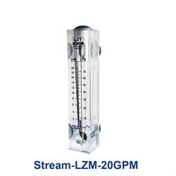 فلومتر تابلویی استریم مدل Stream-LZM-20GPM