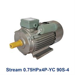 الکتروموتور استریم تک فاز Stream 0.75HPx4P-YC 90S-4
