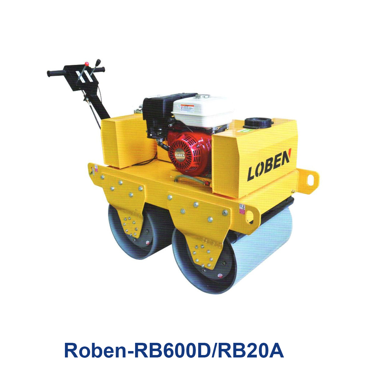 Gasoline single roll roller-Roben-RB600D-RB20A