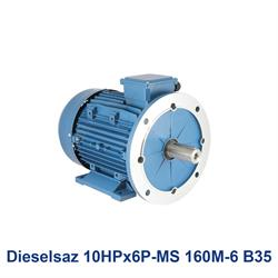 الکتروموتور سه فاز دیزل ساز Dieselsaz 10HPx6P-MS 160M-6 B35