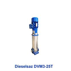 پمپ آب عمودی طبقاتی دیزل ساز مدل Dieselsaz DVM3-25T