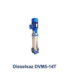 پمپ آب عمودی طبقاتی دیزل ساز مدل Dieselsaz DVM5-14T